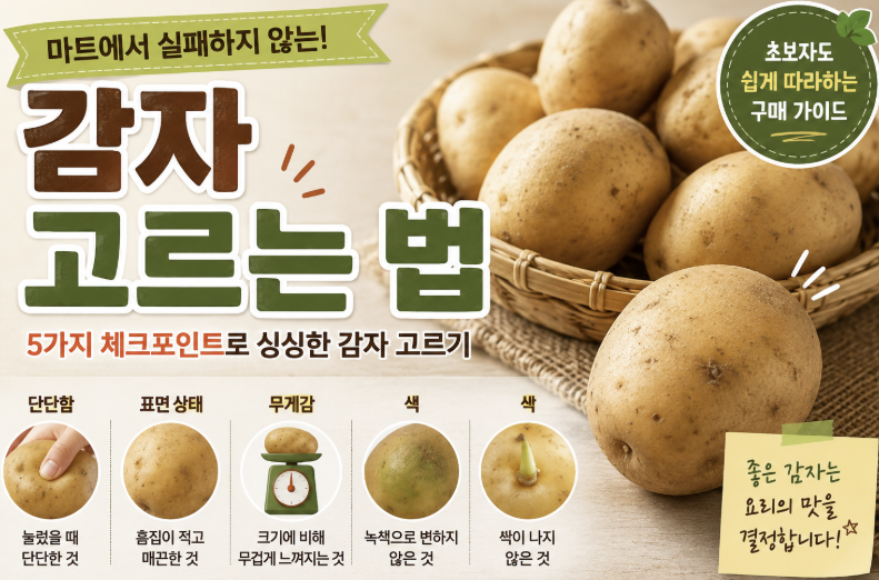 감자 고르는 방법