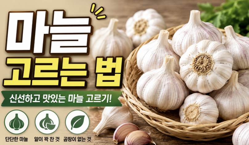 마늘 고르는 법