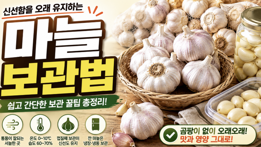 마늘 보관법